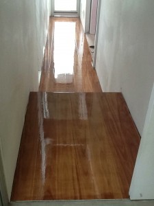 Front Hallway - Varnished and Drying
