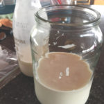 add milk to kefir grains